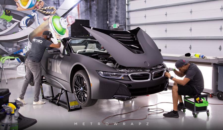 Детали создания BMW i8 FiiK by MetroWrapz 2019 года  (фото 9 из 9)
